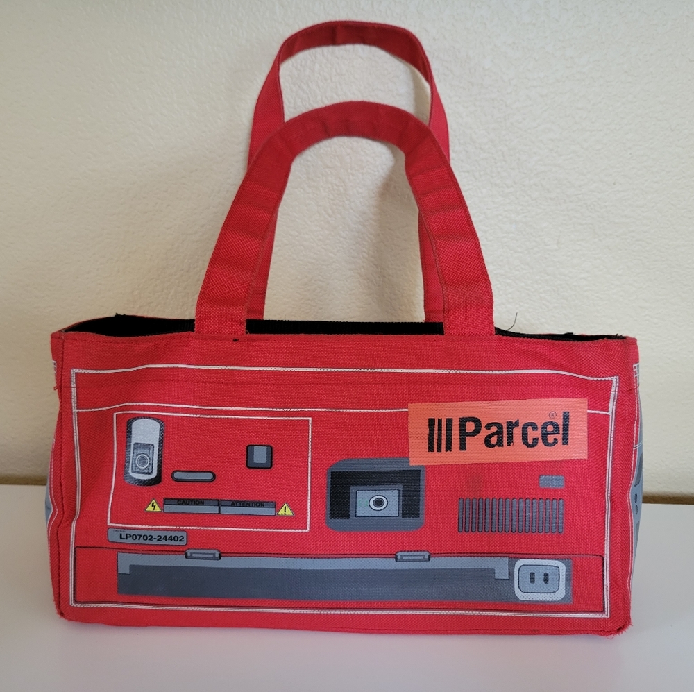 Vintage 90’s Parcel Red Radio Boombox Cassette Hand Bag
